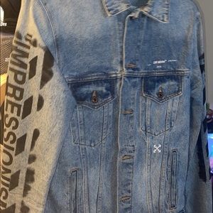 OFF WHITE SS 19 “IMPRESSIONISM” DENIM JACKET